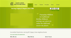 Desktop Screenshot of calgaryfamilydayhomes.com